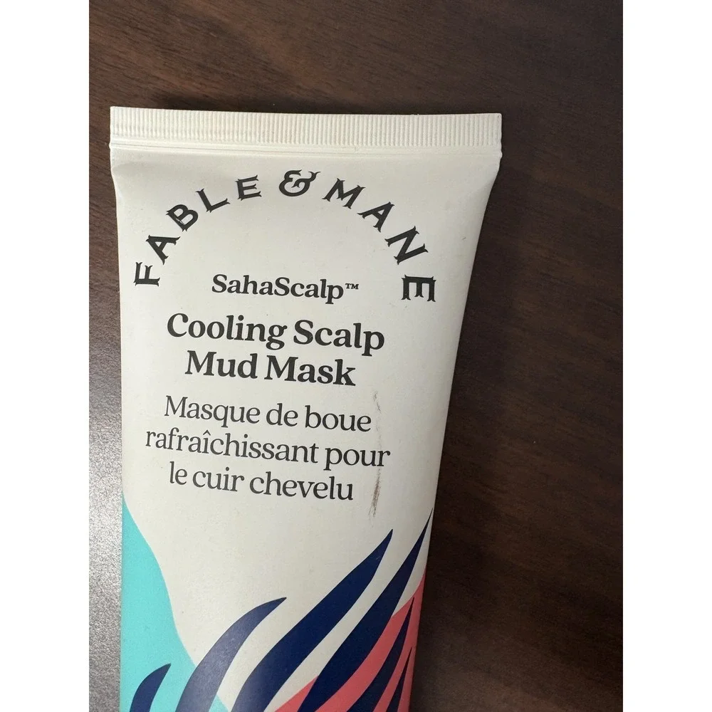 Fable & Mane SahaScalp Cooling Scalp Mud Mask 8 fl oz 177 ml Made in USA Haircar